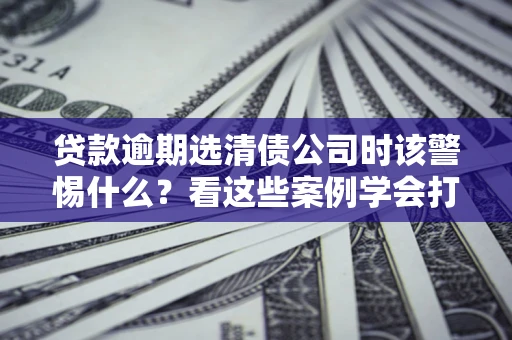 武汉贷款逾期选清债公司时该警惕什么？看这些案例学会打翻身仗