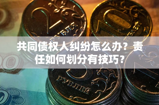 武汉共同债权人纠纷怎么办？责任如何划分有技巧？