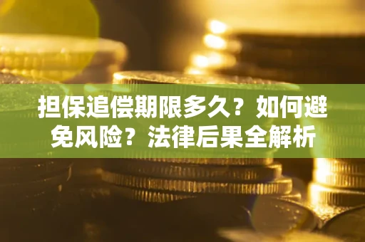 武汉担保追偿期限多久？如何避免风险？法律后果全解析