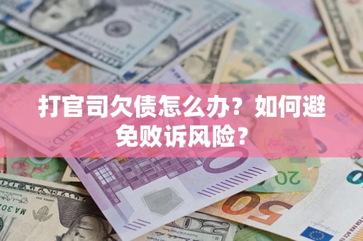 武汉打官司欠债怎么办？如何避免败诉风险？