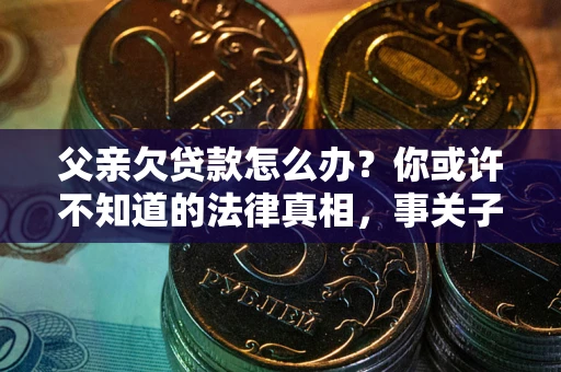武汉父亲欠贷款怎么办？你或许不知道的法律真相，事关子女未来