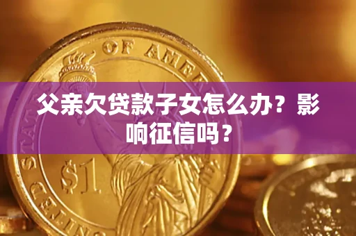 武汉父亲欠贷款子女怎么办？影响征信吗？