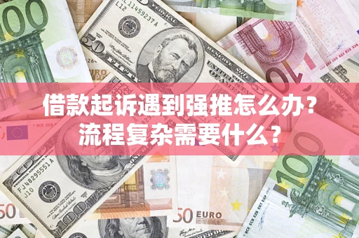武汉借款起诉遇到强推怎么办？流程复杂需要什么？
