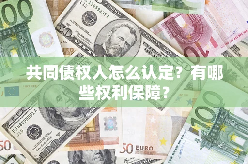 武汉共同债权人怎么认定？有哪些权利保障？