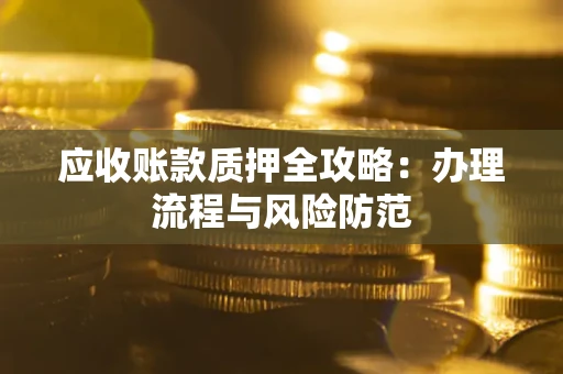 武汉应收账款质押全攻略：办理流程与风险防范
