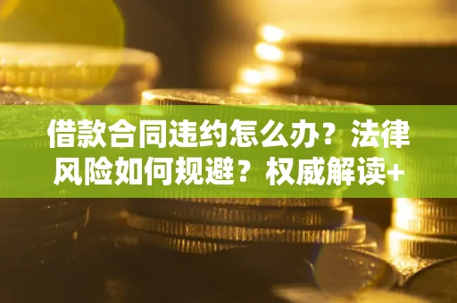 武汉借款合同违约怎么办?法律风险如何规避?权威解读+实用指南 武汉借款合同违约怎么办?法律风险如何规避?权威解读+实用指南
