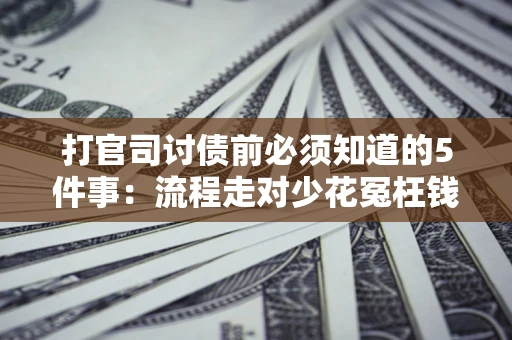 武汉打官司讨债前必须知道的5件事：流程走对少花冤枉钱