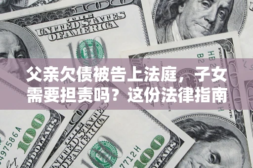 武汉父亲欠债被告上法庭，子女需要担责吗？这份法律指南必须看完