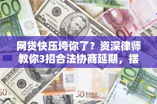 武汉网贷快压垮你了？资深律师教你3招合法协商延期，摆脱暴力催收！